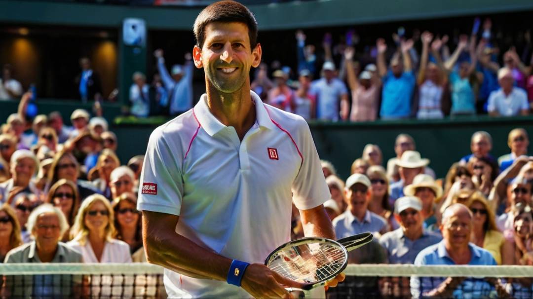 Tennis Player Novak Djokovic Grand Slams