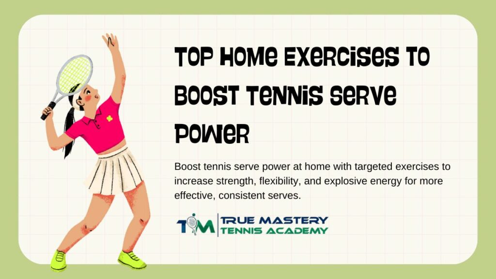 Top Home Exercises to Boost Tennis Serve Power